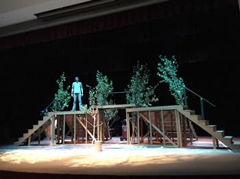 A Midsummer Nights Dream set.